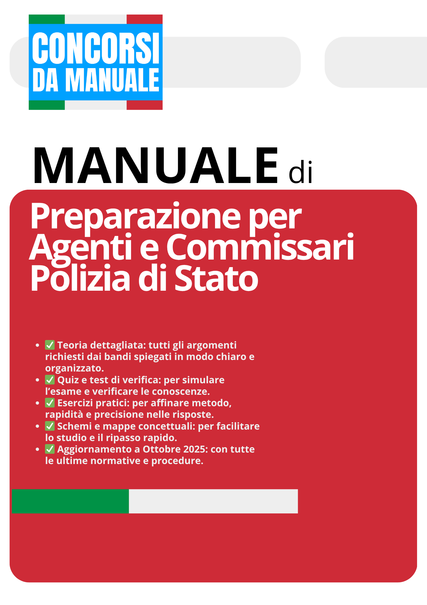 Polizia di Stato – Manuale Preparazione Agenti e Commissari (PDF)