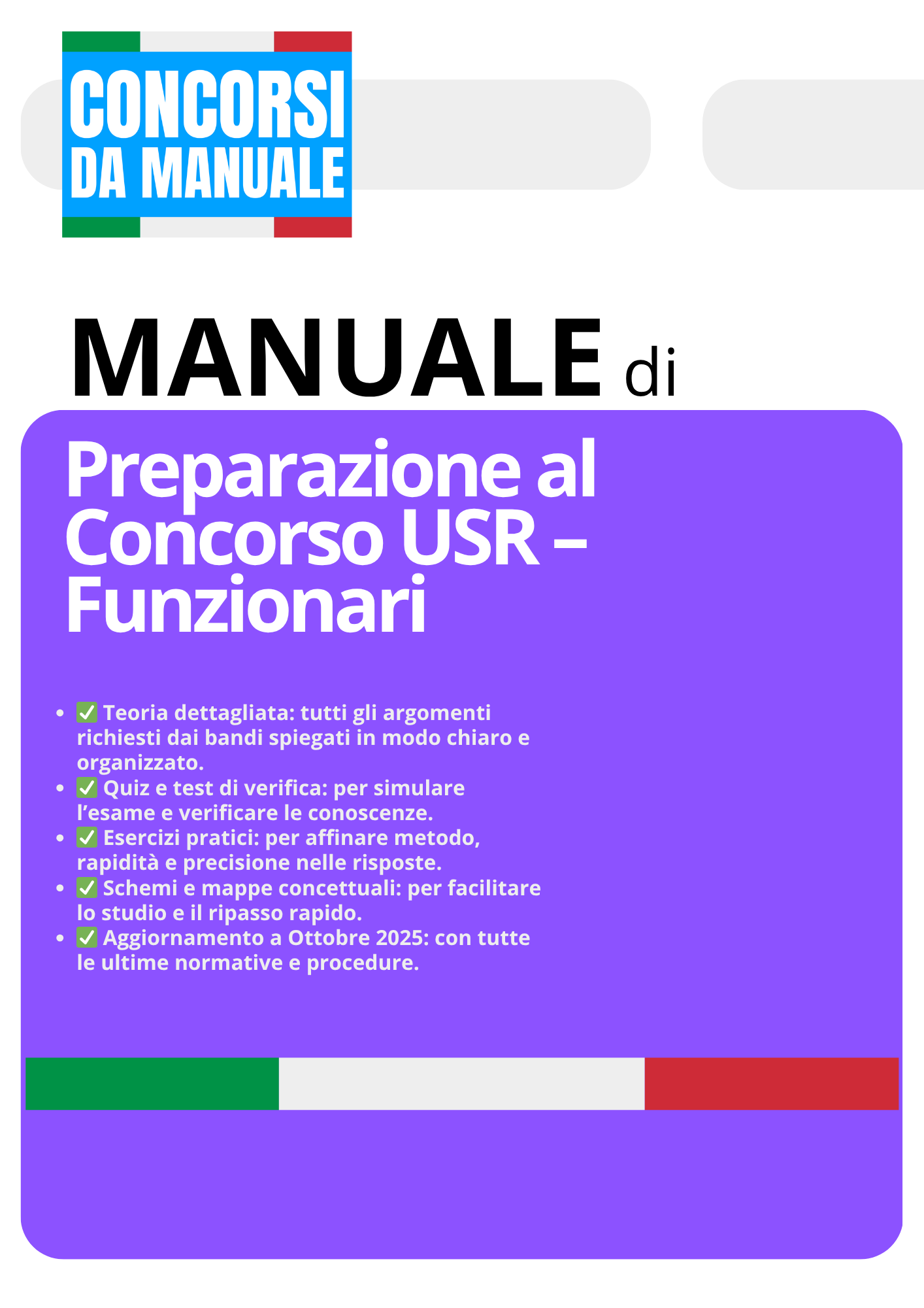 Manuale Concorso CNR – Funzionari Tecnologici (PDF)