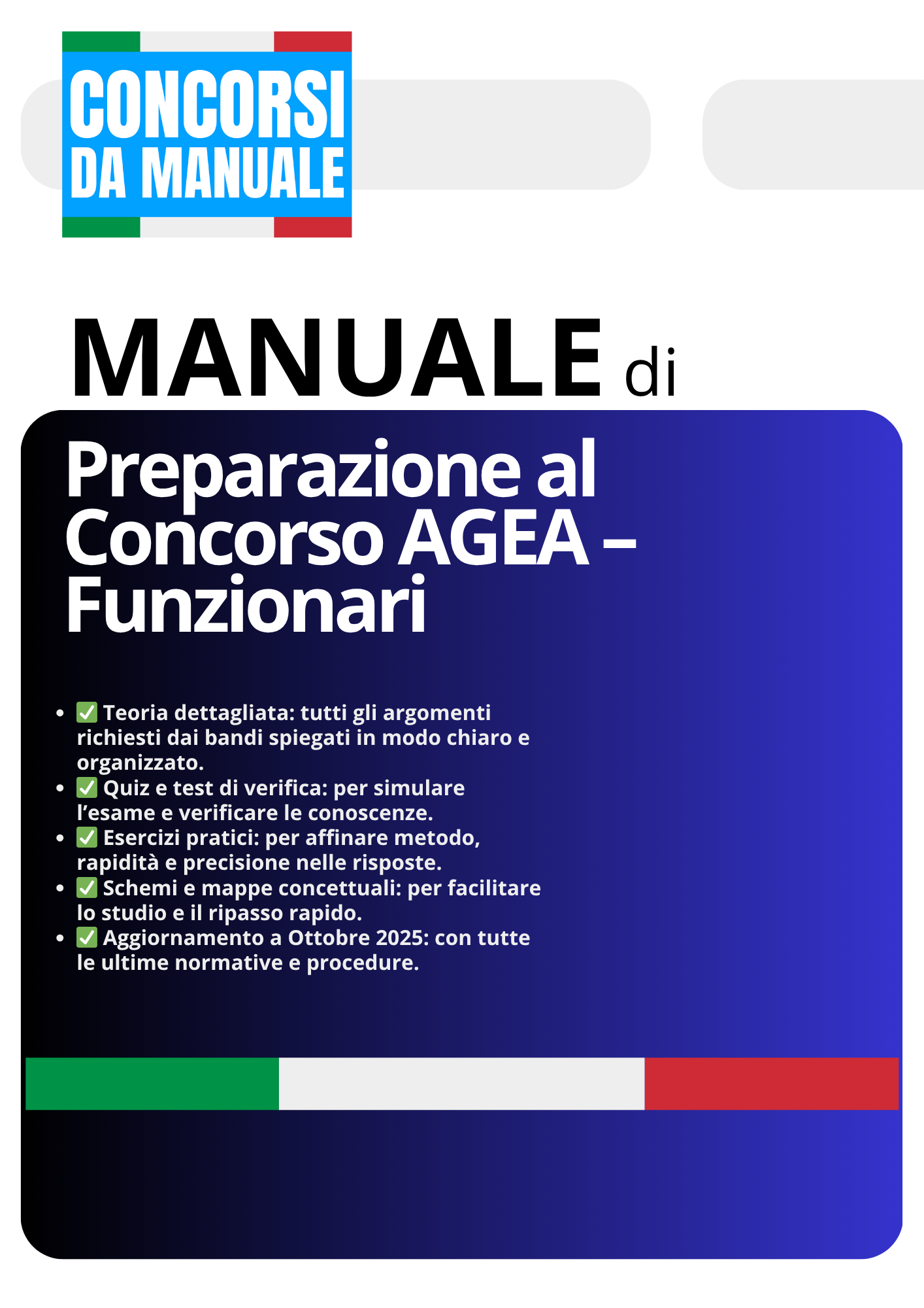 Manuale Concorso AGEA – Funzionari (PDF)